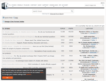 Tablet Screenshot of forum.image-line.com